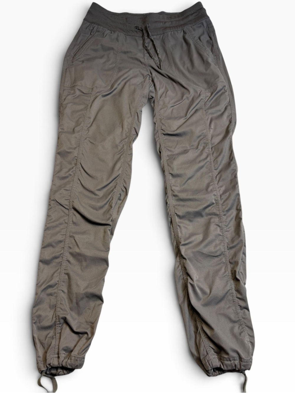 The North Face Women’s Aphrodite 2.0 Pants M Gray Ruched Hiking Joggers